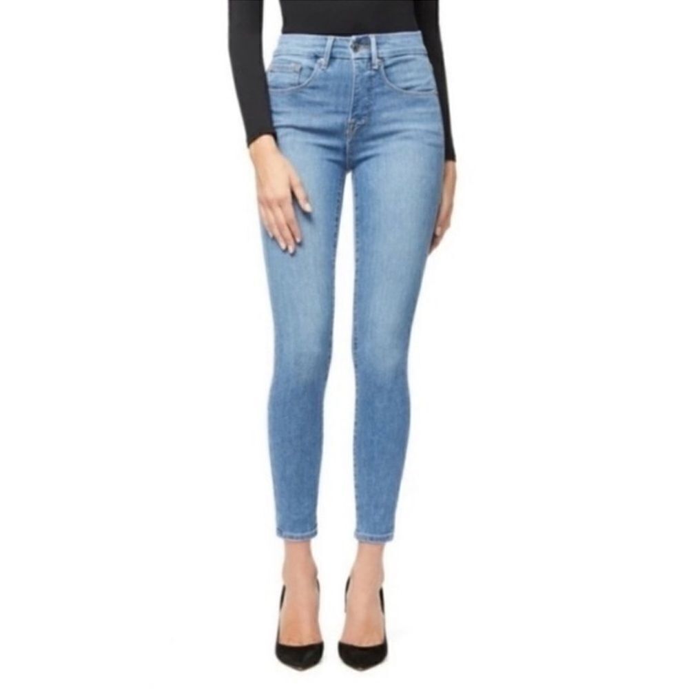 Good American Good Legs Crop Skinny Jeans GLC899T Size 18